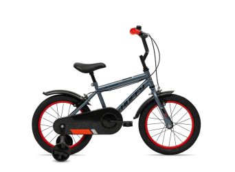 Pro Thunder Boys' Bike, 16-Inch, Charcoal