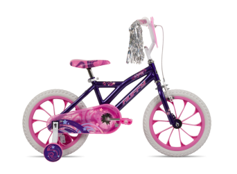 Whimsy Girls' Bike, 16-Inch, Purple