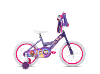 Princess Girls' Bike, 16-Inch, Purple