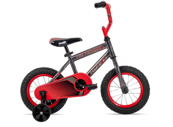 Pro Thunder Boys' Bike, 12-Inch, Black/Red