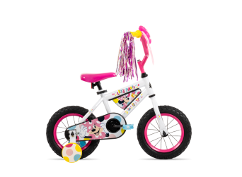 Minnie Mouse Girls' Bike, 12-Inch, White
