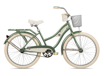 Deluxe Beach Cruiser, 24-Inch, Green