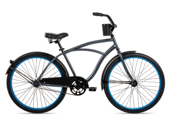Good Vibrations Beach Cruiser, 26-Inch, Gray