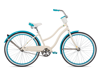 Good Vibrations Beach Cruiser, 26-inch, White