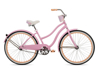 Good Vibrations Women's Cruiser, 26-Inch, Pink