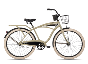 Deluxe Beach Cruiser, 26-Inch, Cream
