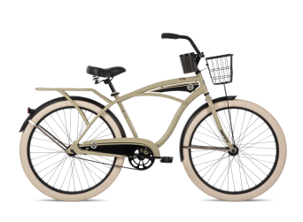 Deluxe Beach Cruiser, 26-Inch, Cream