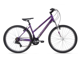 27.5-inch women's RMT mountain bike in Eggplant purple with 15-inch frame