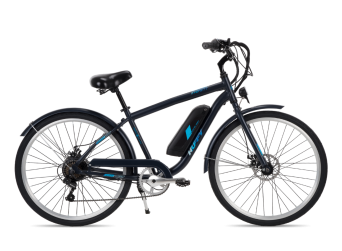 Everett 350W Comfort Ebike, 27.5-Inch, Black