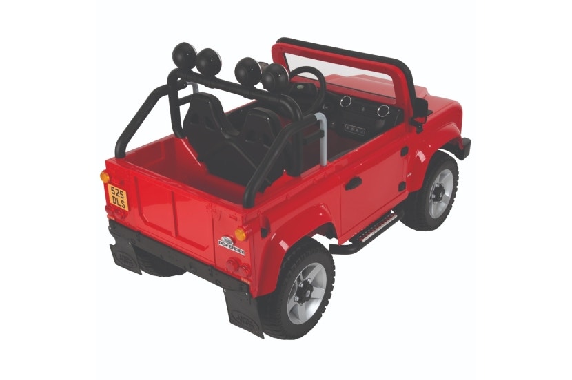 Land Rover Defender Battery Ride-On, Red, 12V