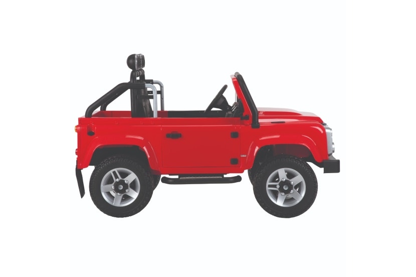 Land Rover Defender Battery Ride-On, Red, 12V