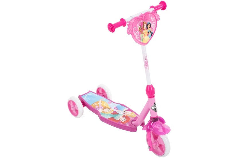 3-Wheel pink scooter with Disney Princess design