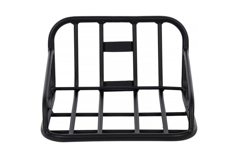 Black front rack for electric bike