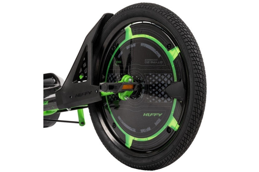 Front tire and wheel of Green Machine