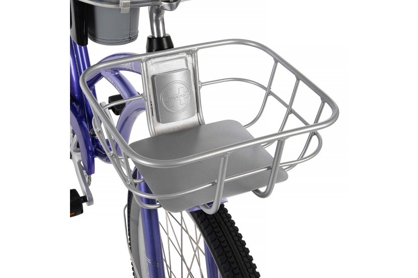 Basket on the 26-inch women's Sanford cruiser bike
