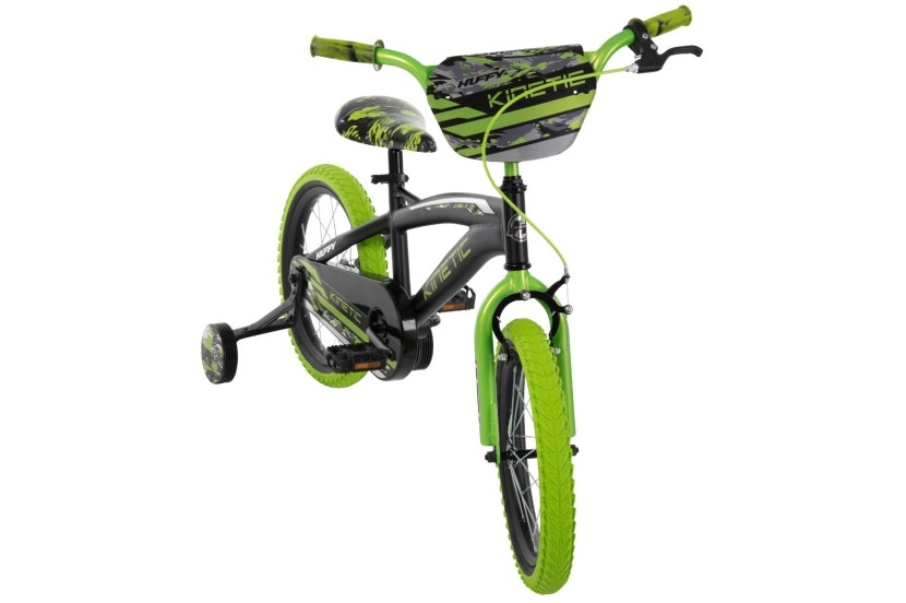 Kinetic Boys' Bike, 16-Inch, Black/Green