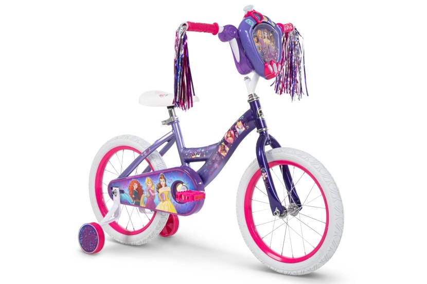 Princess Girls' Bike, 16-Inch, Purple