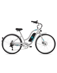 Everett + Comfort eBike, 27.5-Inch, Silver