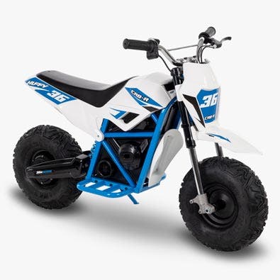 CR8-R Mini Bike, White, 36V