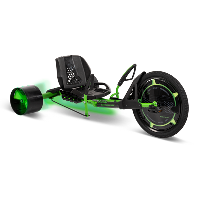Green Machine 20-inch Drift Trike, Green and Black